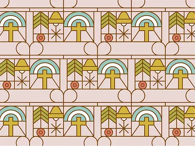 Holiday Sticker Pattern branding christ christmas design holiday identity