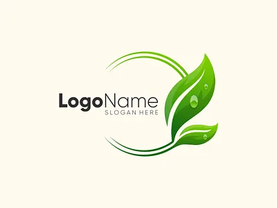 leaf branding company coreldraw creative design leaf logodesign nanas870 vector