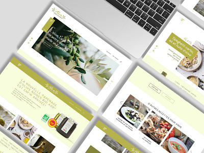 Oliva-Website Concept food french olive oil olives provence ui ui design ux ux design web web design webdesig website