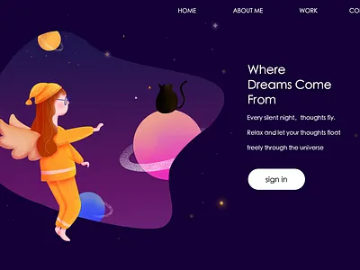 Hello Dribbble！ ui website