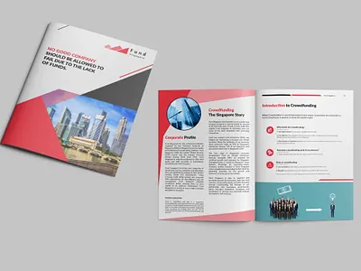 Financial Brochure branding brochure brochure design catalog design flyer pamphlet photograhy real estate typography