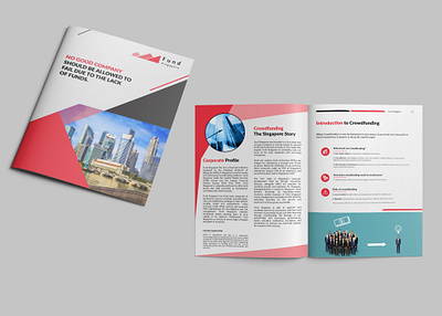 Financial Brochure branding brochure brochure design catalog design flyer pamphlet photograhy real estate typography