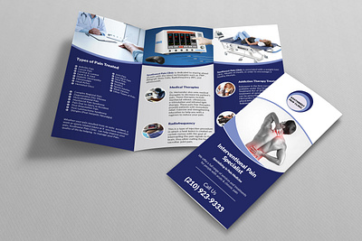 Medical Tri-fold Brochure branding brochure brochure design catalog design flyer medical pamphlet photograhy product page real estate