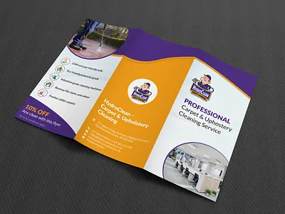 Cleaning Service Brochure branding brochure brochure design catalog cleaning service flyer medical pamphlet photograhy real estate typography