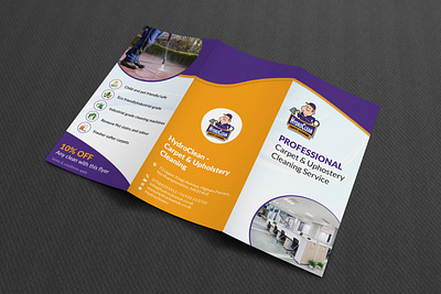 Cleaning Service Brochure branding brochure brochure design catalog cleaning service flyer medical pamphlet photograhy real estate typography