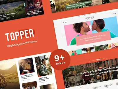 Topper – Ultimate One-Stop WordPress Blog Theme blog blog wordpress theme blogging web design webdesign wordpress wordpress blog theme wordpress design wordpress theme wordpress themes