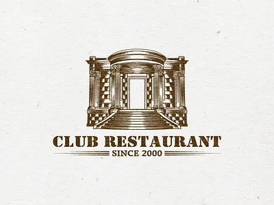 Club Restaurant Design Design abstract branding illustration logo logo design logo designer minimal minimalist ui unique logo vector vintage