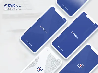 Splash screens - Syk bank mobile banking app app design mobile apps mobile ui splash screen ux