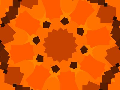 Kaleidoscope - 194 Characters of JavaScript animation javascript loop tinycode