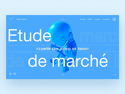 Colibrity Agency Website agency animation france portfolio studio ui web