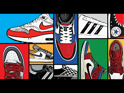 Wall Graphic airforce jordan nike shoewall