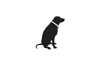 Miles was a good dog brand branding design dog icon illustration logo tonyvoorhees