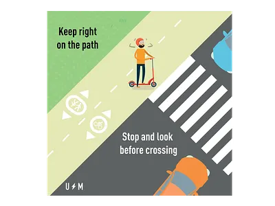 02 UMI - Crosswalk Infographic graphic design illustration infographic vector