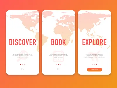 Daily UI | 023 | Onboarding 023 app dailyui dailyuichallenge design onboarding travel ui ux visual design