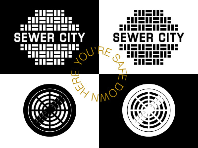 Sewer City — Branding branding logo logo design mark