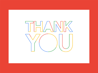 Thank You card thank you
