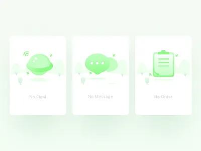 empty state app design icon illustration sketch typography ui ux web