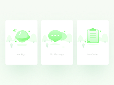 empty state app design icon illustration sketch typography ui ux web