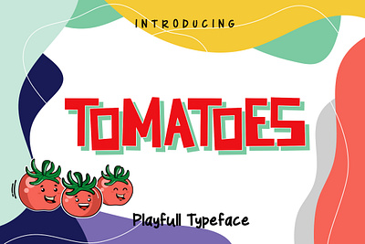 Tomatoes Playfull Font display font font font design playfull font typeface