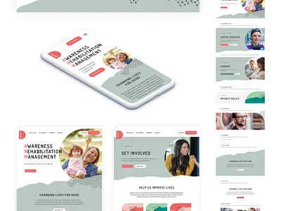 Drug ARM design mobile ui ux web website