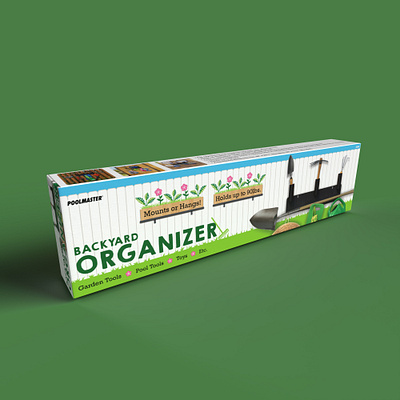 Backyard Organizer Packaging adobe adobe dimensions dimensions garden graphic design illustrator organization organize packagedesign packaging packaging design photoshop render