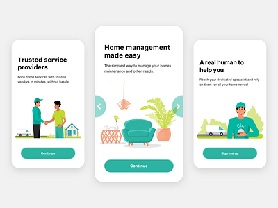 App Onboarding apple pencil cards cards ui help home illustration onboarding onboarding screens