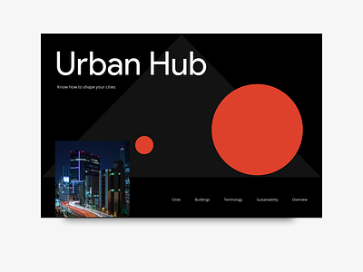 Urban Hub Re-Design Concept branding design designer icon illustration interface landing layout logo page typography ui uidesign ux vector website