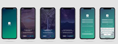 Journey - UI app branding design illustration logo ui ux