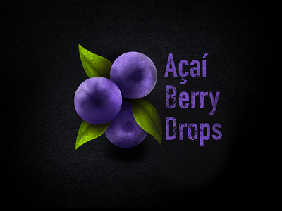 Açaí Illustration in Procreate artist açaí açaí berry branding design drawing fruit graphic artist graphic design label design procreate sketch