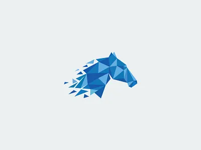 Horse animation app art design icon illustration illustrator logo minimal vector vectorart