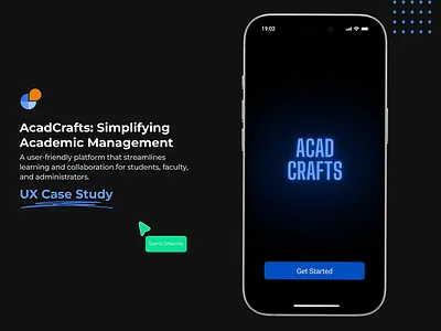 AcadCrafts: Simplifying Academic Management acadcrafts academia coursemanagement dashboardui designsystem edtech educationtech elearningplatform minimaldesign onlinelearning productdesign responsivedesign sqlite streamlit studentportal sumitxs uiuxdesign userexperience uxresearch webapp