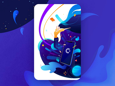 TikTok AdStudio Onboarding art branding flat icon illustrator logo typography ui ux vector