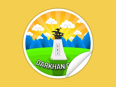 Darkhan Sticker Version darkhan sketch