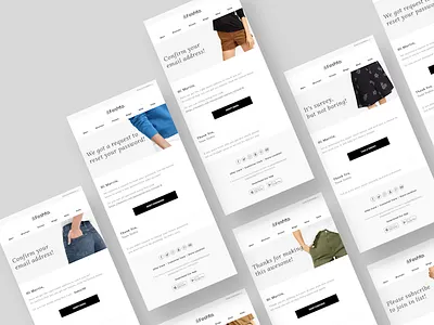 Notification Email Free Download editor email email design email template fashion free download freebie typography ui ux website xd ui kit