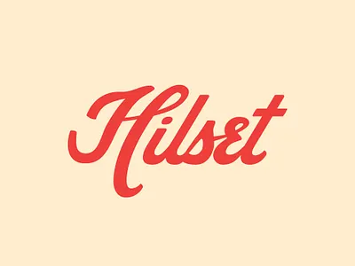 Hometown Hilset bold design fun heraldic colors hometown logo town type typography vector