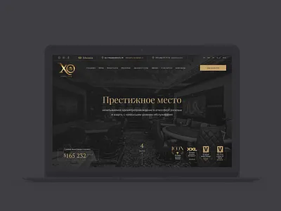 Casino club design design icon landing page ui web