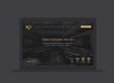 Casino club design design icon landing page ui web