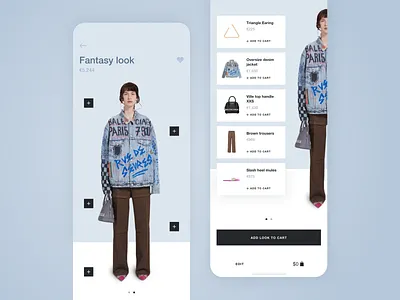 New shopping experience app UI design mobile mobile ui ui ui design user interface