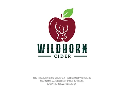 wildhorn logo branding design flat icon logo