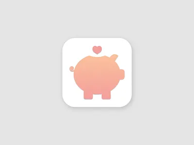 App Icon | The Good Pig app icon design dailyui