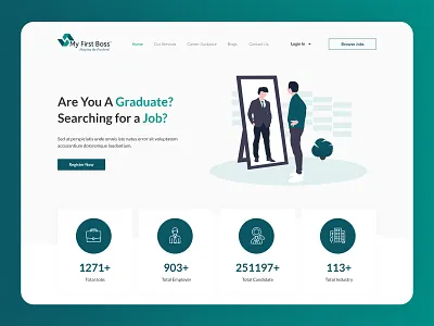 My First Boss interaction design job board jobs webdesign website design