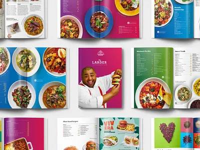 The Larder - Product Guide brochure food guide layout photography product vegan vegetarian