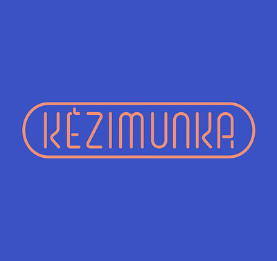 Kézimunka budapest design hungarian lettering neon neon sign neonlights neontubes retro typography vintage