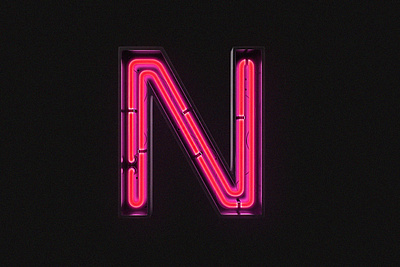 3D Neon letter 3d abc alphabet branding design glow gradient letter light neon typography ui vegas web