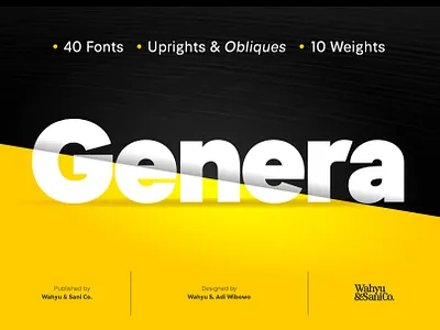 Genera - Sans Serif Font Family branding design font font design font family fonts geometric font graphic design graphicdesign lettering modern font sans sans serif sans serif typeface sanserif type design typeface typeface design typefaces typography