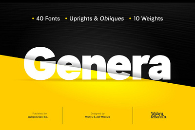 Genera - Sans Serif Font Family branding design font font design font family fonts geometric font graphic design graphicdesign lettering modern font sans sans serif sans serif typeface sanserif type design typeface typeface design typefaces typography