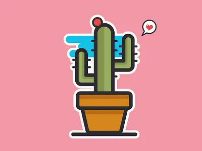 kaktus art character creative design fiverr illustration illustrator logo minimalism portrait vector vexel work