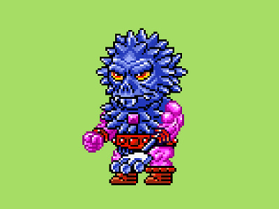 Spikor Pixels 16 bit 80s he man illustration monster motu nes pixel art pixels skeletor