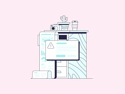 Long Form Content camera coffee color design error error 404 illustrator paper plant texture vector