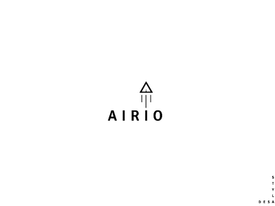 Paper Airplane logo - Airio branding daily logo daily logo challenge illustration illustrator logo logo challenge logo design minimal modern vector